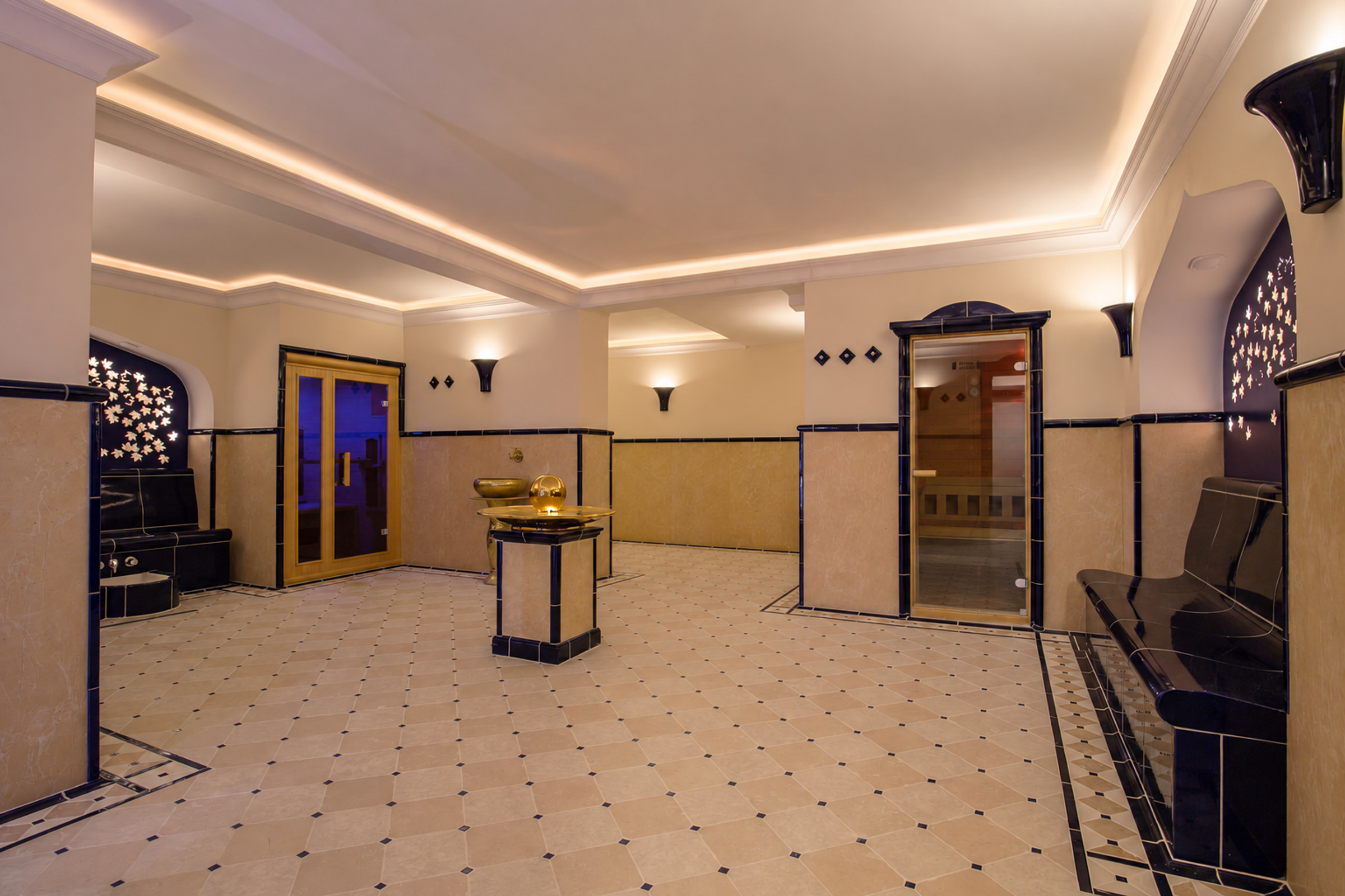 Eingangsbereich der Spa-Anlage im Haus Windeby