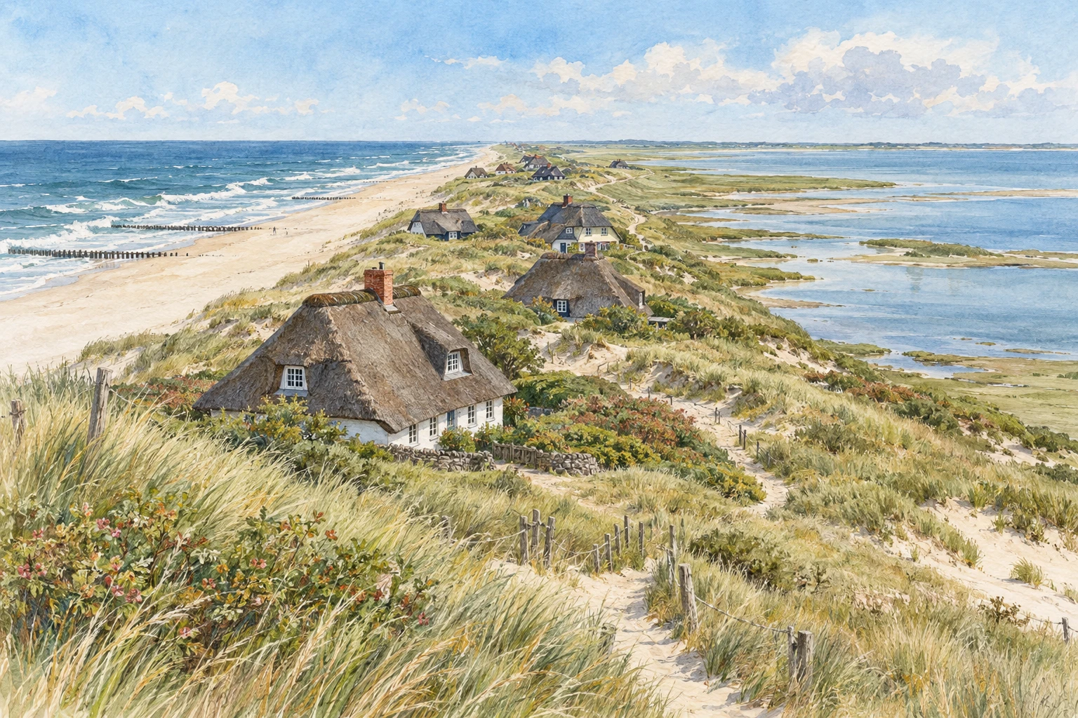 Illustration von Rantum